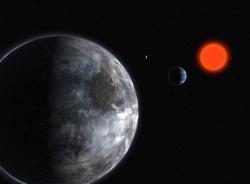 Artist impression of Gliese 581. Image credit: ESO