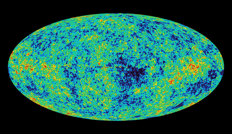 Cosmic Microwave Background Radiation. Image credit: NASA