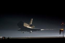 Endeavour lands.  Image credit:  NASA