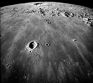 Craters on the Moon. Image credit: NASA