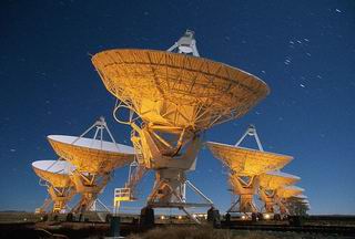 SETI's Alien Telescope Array (ATA) listens day and night for a signal from space. Credit: SETI