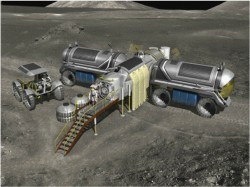 Moon base rover concept - could be used for long-term missions (NASA)