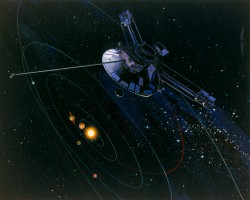 Artist impression of the Pioneer 10 probe (NASA)