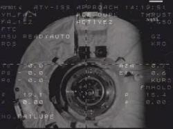 Image from ATV docking cameras