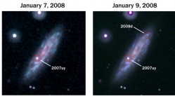 First supernova caught in the act (Alicia Soderberg, Princeton University)