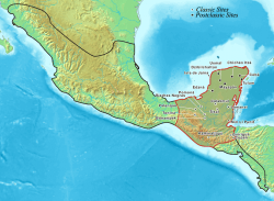 The extent of the Mayan empire