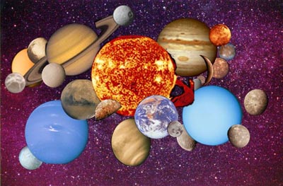Pictures of all the objects in the Solar System. Image credit: NASA/JPL