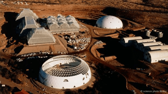  The Biosphere 2 project is an attempt to simulate Mars-like conditions on Earth. Credit: Science Photo Library