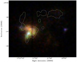 Radio and X-ray emissions from the supernova remnant (ESA/XMM-Newton/EPIC)