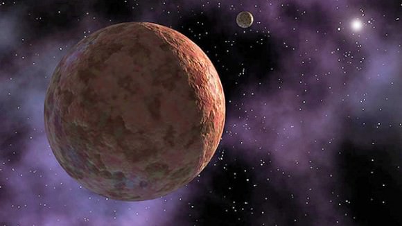 Discovered in 2005, Makemake, a Kuiper Belt Object (KBO) has . Credit: NASA