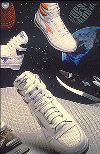 The shoes from space.  Credit:  NASA