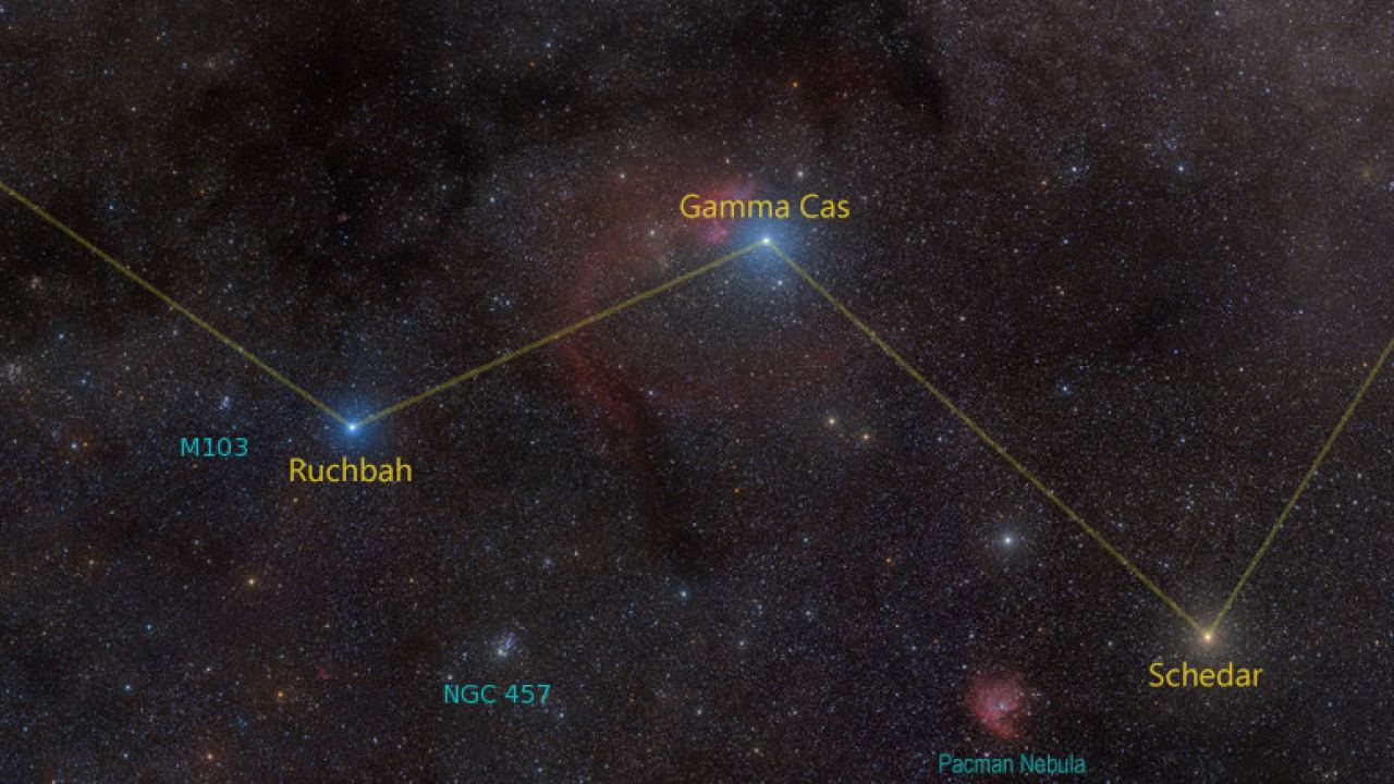 Kassiopeia1. Созвездие Кассиопея. Шедар Созвездие. Созвездие Кассиопея звезды. Альфа звезда Кассиопеи.