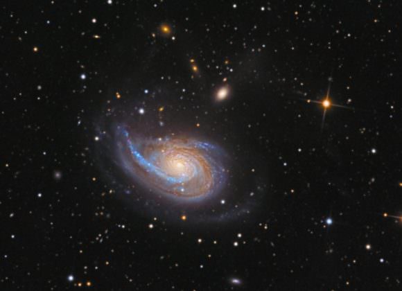 The NGC 772 spiral galaxy, located 130 million light-years from Earth in the Aries constellation. Credit: NASA