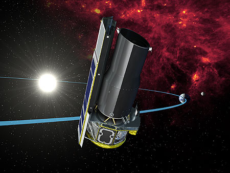 The Spitzer Space Telescope.  Credit:  NASA