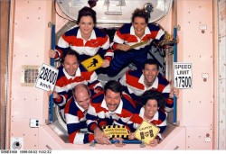 The crew of STS-96. Credit: NASA