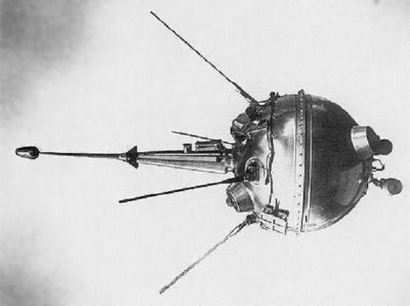 The Soviet Luna 2 probe, the first man-made object to land on the Moon. Credit: NASA