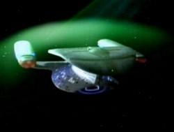 The USS Enterprise has many uses for its deflector shields, including repelling the Borg (Paramount Pictures)