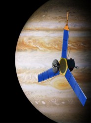 Artists concept of Juno at Jupiter. Credit: NASA