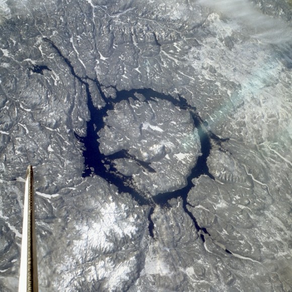Manicouagan Reservoir.  Credit: NASA