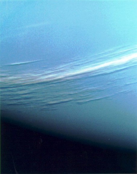 Clouds above Neptune. Image credit: NASA/JPL