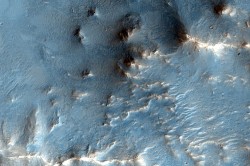 Nili Fossae region on Mars, a methane "hotspot: Credit: NASA/JPL/U of AZ