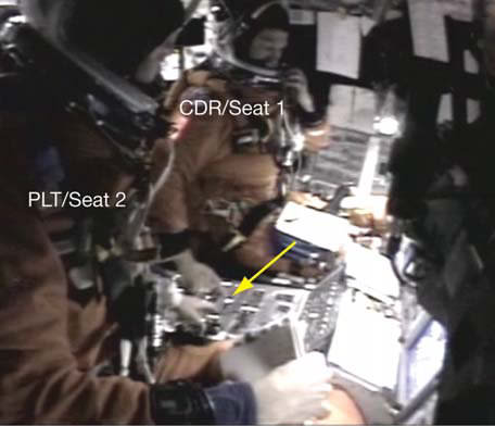 Recovered flight deck video from Columbia. 
