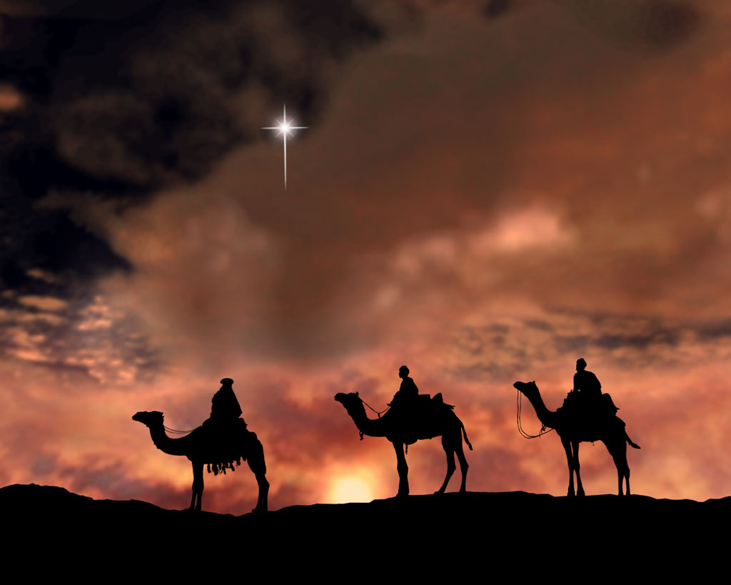 Three wisemen and the Christmas star?