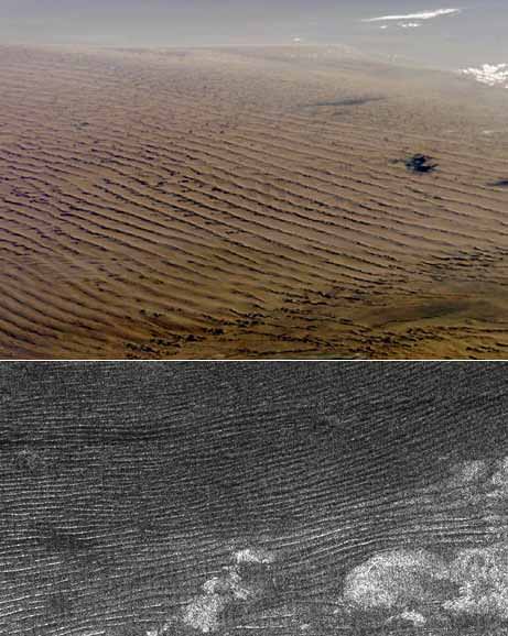 Top image courtesy Earth Sciences and Image Analysis Laboratory, NASA Johnson Space Center; bottom image 