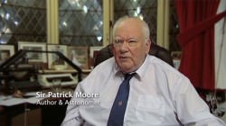 Sir Patrick Moore shares his views on Pluto (© Father Films)