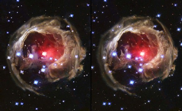 V838 Monocerotis Cross-Vision by Jukka Metsavainio