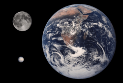 Now THAT is a dw<span>arf plan</span>et: The size comparison of the Earth, Moon and Ceres (NASA)