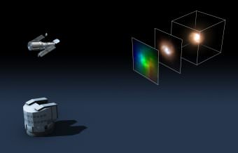Combining the twin strengths of the NASA/ESA Hubble Space Telescope’s acute eye, and the capacity of ESO’s Very Large Telescope (VLT) to probe the motions of gas in tiny objects. Credit:  ESO