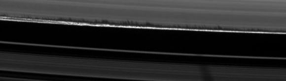 Saturn's rings closer yet. Credit: NASA/Cassini