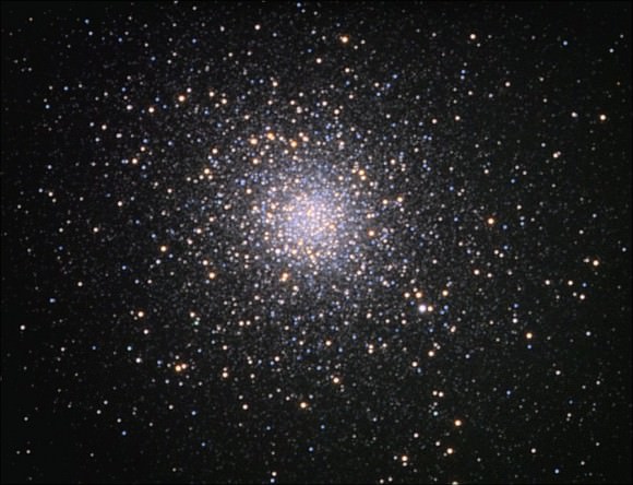 The M5 globular cluster, pictured with a wide-angle camera. Credit: Robert J. Vanderbei
