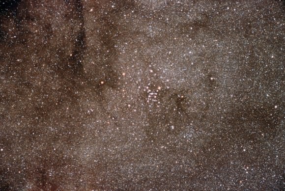 Broader view of M7, the cluster is at the center of this photograph. Credit: Wikipedia Commons/Oliver Stein