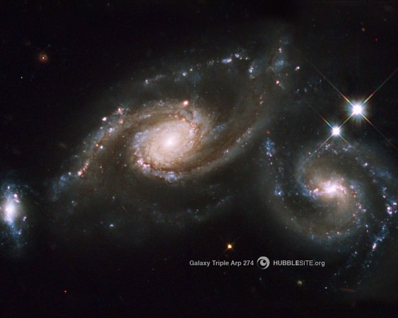 Galaxy Triplet Arp 274.