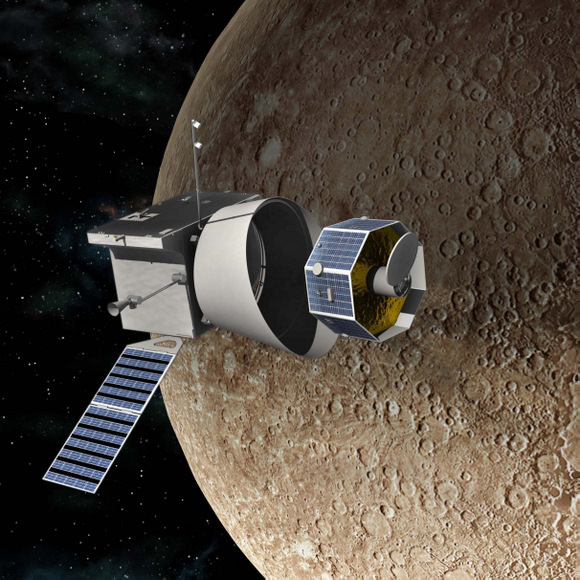BepiColombo - Mission to Mercury.  Credit: ESA  Click for larger version.