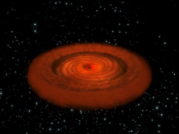Artist's conception of a black hole. Credit: ESA