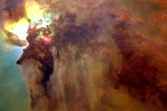 The Lagoon Nebula, pictured by the Hubble Space Telescope. Credit: NASA/ESA/HST
