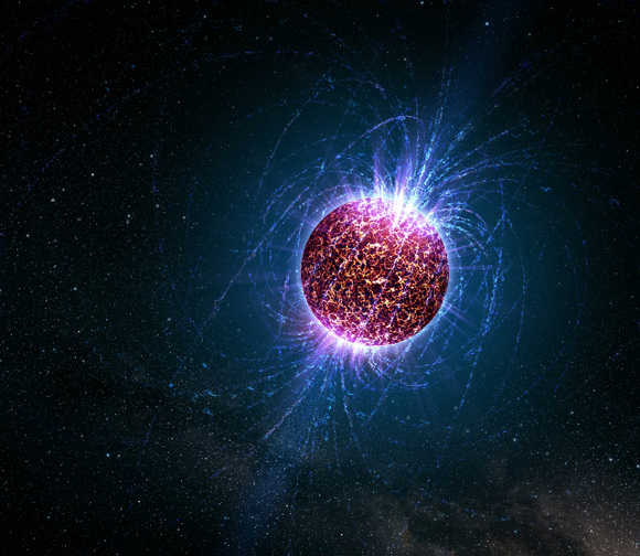 Artist concept of a neutron star.  Credit: NASA
