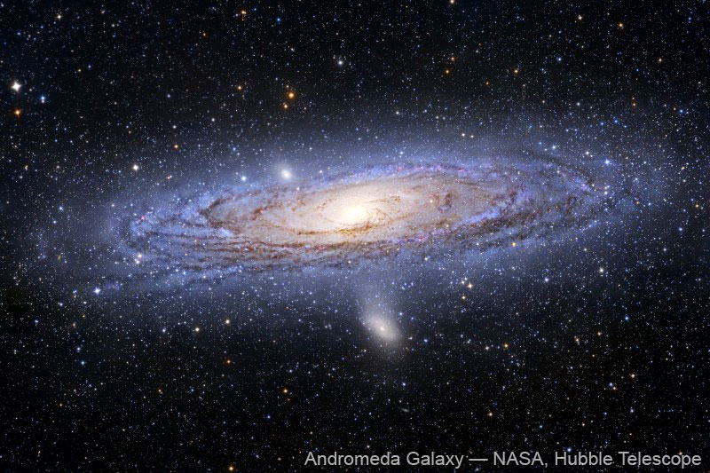 The Andromeda Galaxy is also a LINER spiral galaxy. Even though it's close in astronomical terms, it's still very distant, and difficult to study. Image Credit: NASA/ESA/Hubble