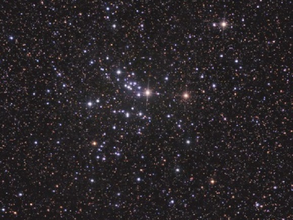 Core region of the Messier 25 open star cluster. Credit: Sergio Eguivar