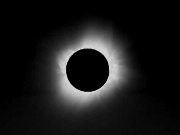 Solar eclipse. Credit: NASA