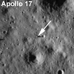Apollo 17 LRO. Credit: NASA