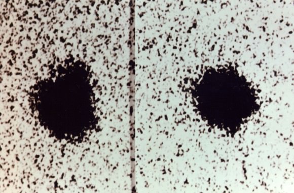 Photographic plates taken with the 1.55-meter (61-inch) Kaj Strand Astrometric Reflector at the USNO Flagstaff Station in Arizona. Credit: NASA/SSE