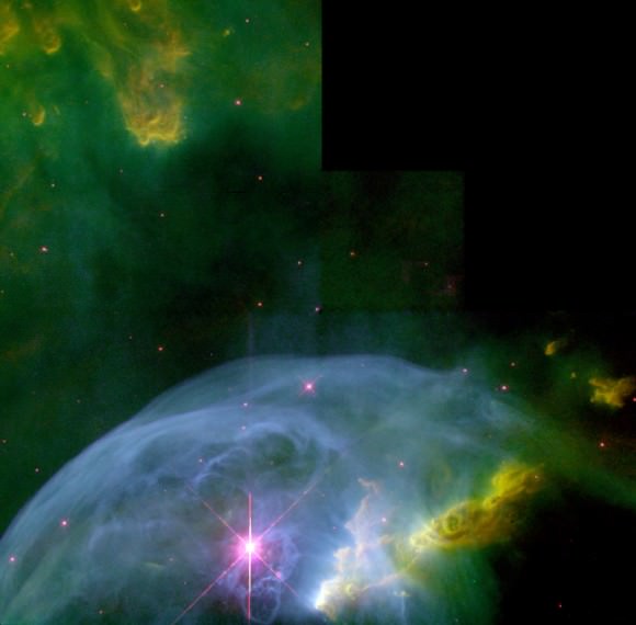 Bubble Nebula. Image credit: Hubble