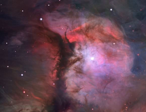 De Mairan’s Nebula, M43, NGC 1982. Image: NASA, ESA, M. Robberto (Space Telescope Science Institute/ESA) and the Hubble Space Telescope Orion Treasury Project Team
