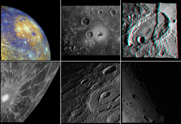 A collage of images from the previous two flybys. Credit: NASA/Johns Hopkins University Applied Physics Laboratory/Carnegie Institution of Washington.  Click image for more information