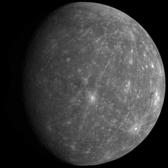 How long does it take Mercury to go around the sun?