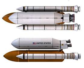 Shuttle Derived Heavy lift concept. Credit: NASASpaceflight.com